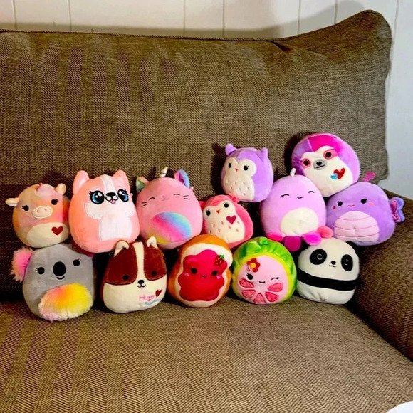 13BUNDLE Squishmallow Original/Authentic Stuff Animal Plush Toy Kellytoy Jazware - Picture 1 of 9